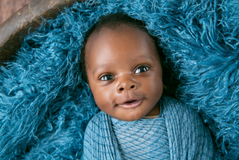 african american baby with blue eyes