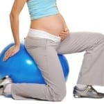 Pregnancy yoga ball