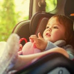 Baby in car seat