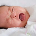 Crying newborn baby