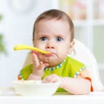 baby eating