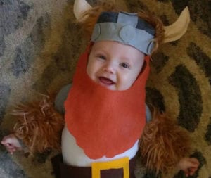 viking baby halloween costume