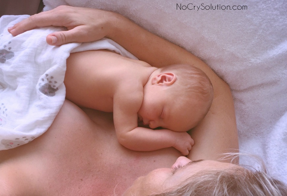 newborn falls asleep at breast