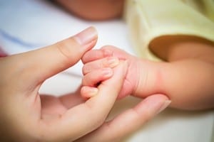 baby's first manicure